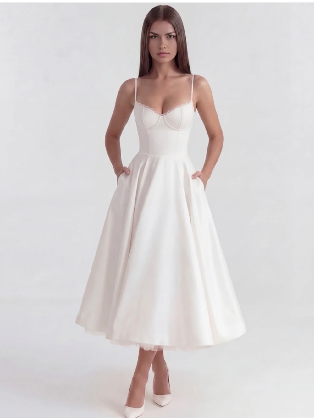 Almond Muse Selene Dress